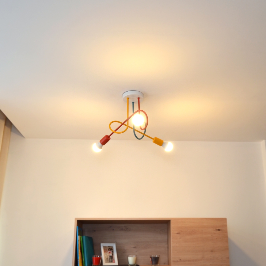 Bevestigde hanglamp OXFORD 3xE27/15W/230V