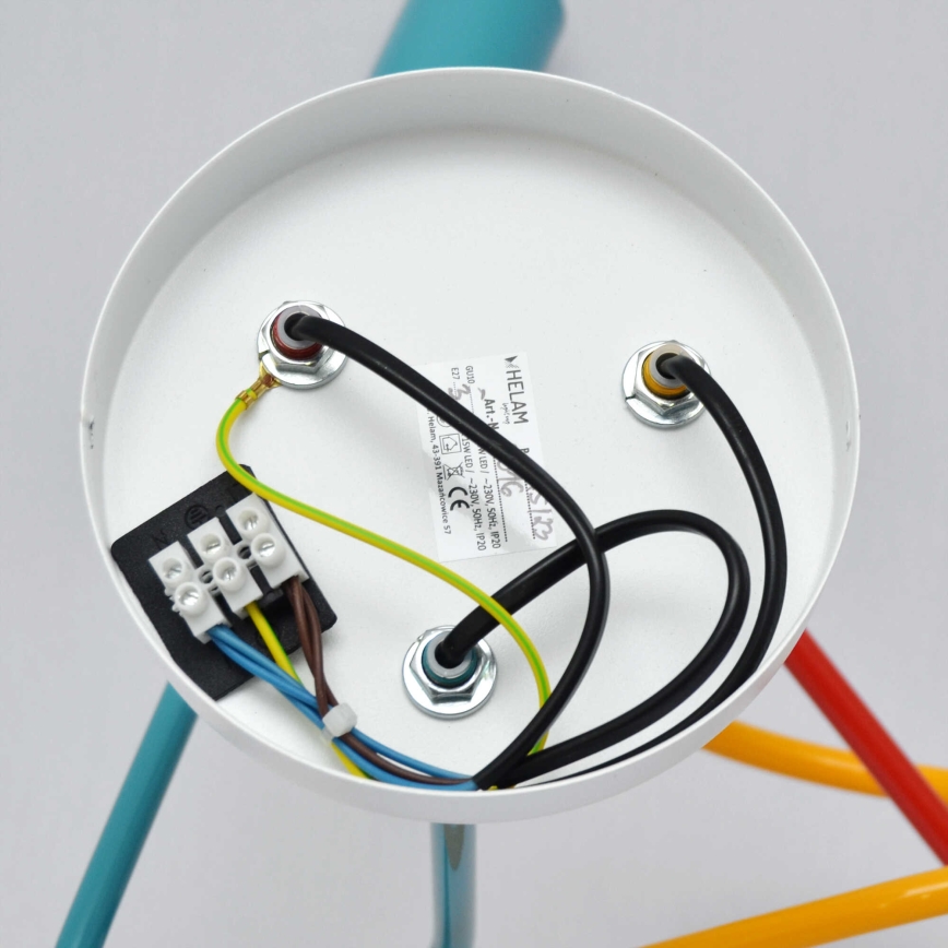 Bevestigde hanglamp OXFORD 3xE27/15W/230V