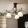 Bevestigde hanglamp RETRO 3xE27/60W/230V brons patina