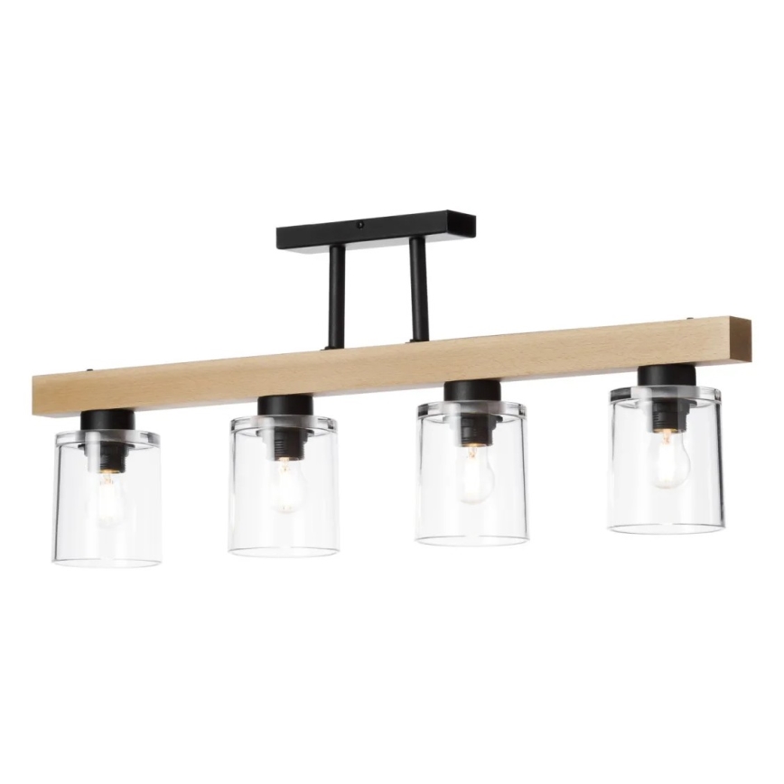 Bevestigde hanglamp RUSTIC RADIANCE 4xE27/60W/230V