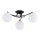 Bevestigde hanglamp SAVI 3xE14/10W/230V zwart/goud