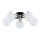 Bevestigde hanglamp SAVI 5xE14/10W/230V zwart/goud