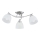 Bevestigde hanglamp SEVA 3xE27/15W/230V glanzend chroom