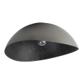 Bevestigde hanglamp SOLARIS 1xE27/60W/230V diameter 33 cm zilver/zwart