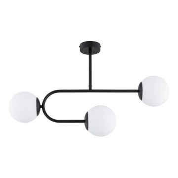 Bevestigde hanglamp STELLAR 3xE14/10W/230V zwart