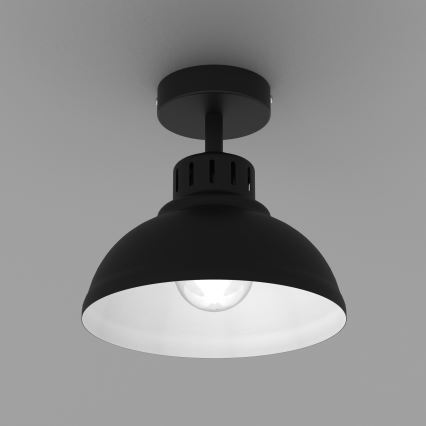 Bevestigde hanglamp SVEN 1xE27/15W/230V zwart