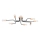 Bevestigde hanglamp TIMBO 8xE27/15W/230V zwart/beige/beuken