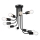 Bevestigde hanglamp TRINITY 10xE27/15W/230V zwart
