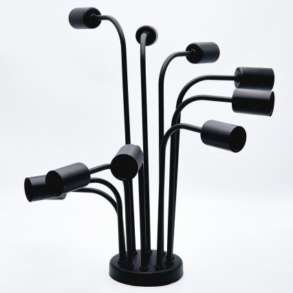 Bevestigde hanglamp TRINITY 10xE27/15W/230V zwart