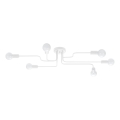 Bevestigde hanglamp VECTOR 6xE27/15W/230V wit