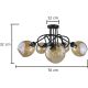 Bevestigde hanglamp VENUS BLACK 5xE27/60W/230V