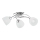 Bevestigde hanglamp VERWIL 3xE27/15W/230V glanzend chroom