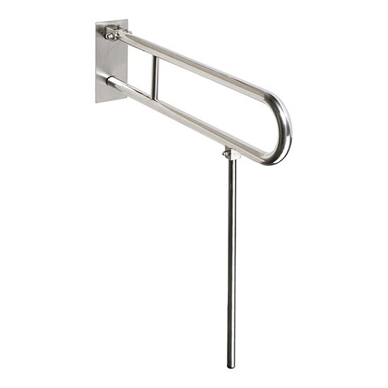 Bevestiging 10x25 cm rvs/zilver