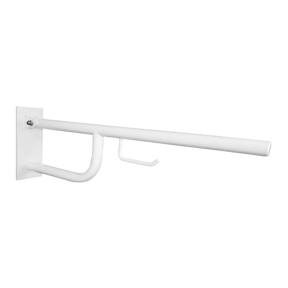 Bevestigingsbeugel met houder 10x25 cm wit