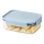 Bewaarbak CLASSIC PLUS 420 ml blauw/helder