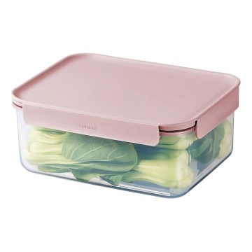 Bewaarcontainer CLASSIC PLUS 2 l roze/transparant