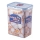 Bewaardoos LOCK 1,8 l blauw/doorzichtig