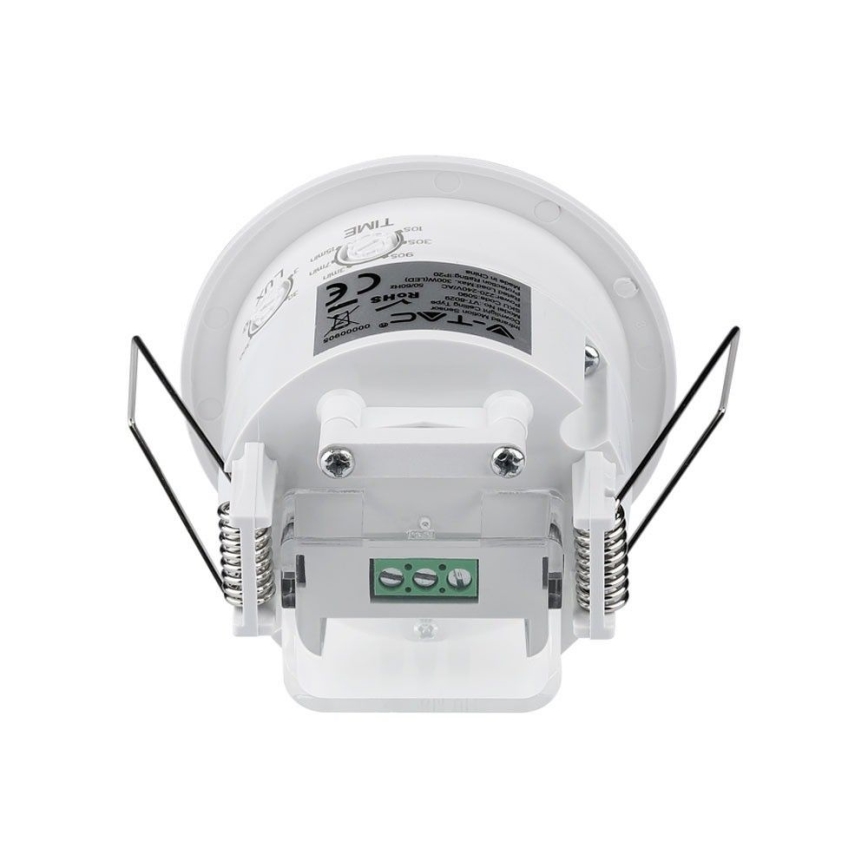Bewegingssensor inbouw PIR 360° 300W/230V wit
