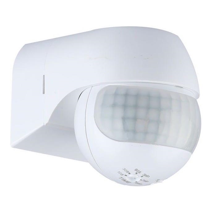 Bewegingssensor PIR 180° 800W/230V IP44 wit