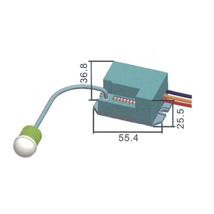 Bewegingssensor PIR B 800W / 230V