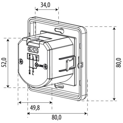 Bewegingssensor SENSOR 1200W wit