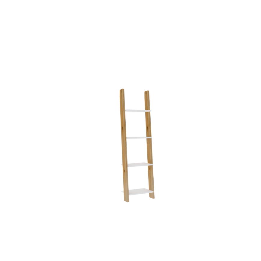 Bibliothèque FAYKO 170x49 cm beige/blanche
