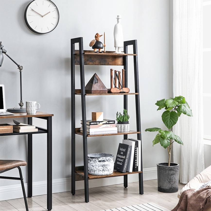 Bibliothèque NAVARO marron/noir