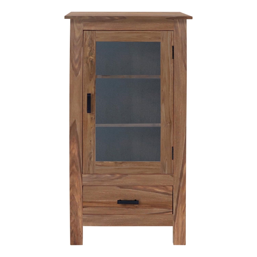 Bibliothèque RAMI 120x60 cm bois massif/palissandre