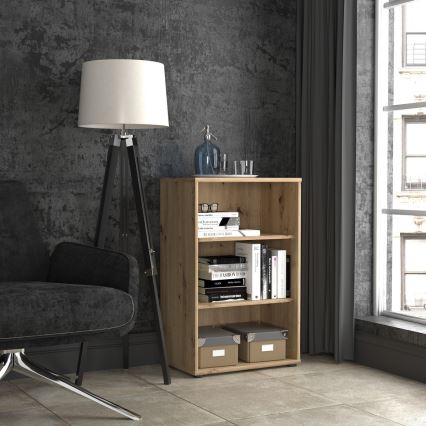 Bibliothèque URAN chêne artisan