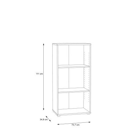 Bibliothèque URAN chêne artisanal