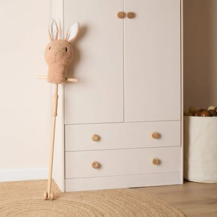 Bieco - Cheval bâton FINE lapin