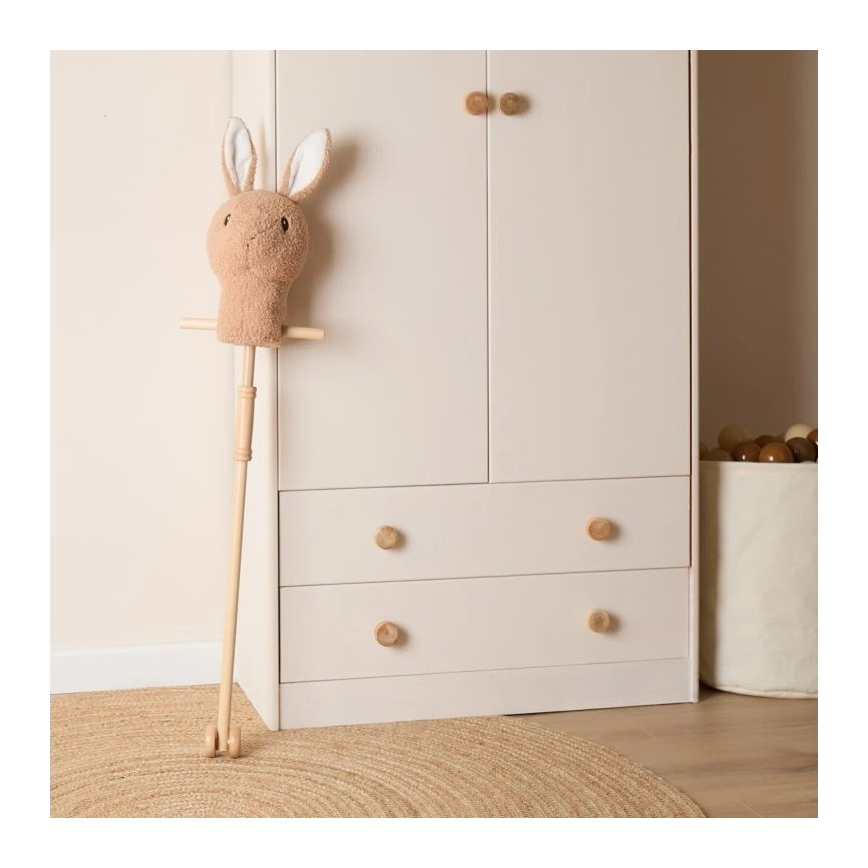 Bieco - Cheval bâton FINE lapin