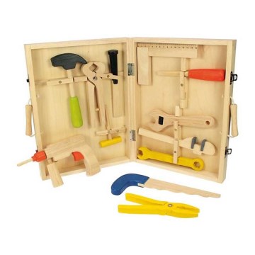 Bigjigs Toys - Houten koffer met gereedschap