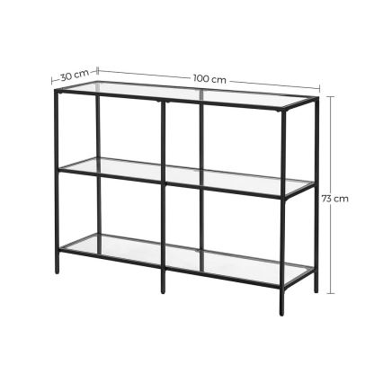 Bijzettafel CIREL, zwart