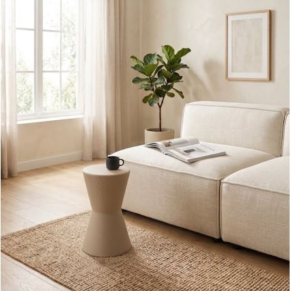 Bijzettafel PETIT Ø 29 cm beige