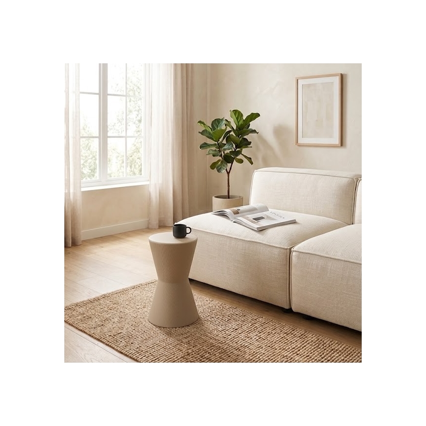 Bijzettafel PETIT Ø 29 cm beige