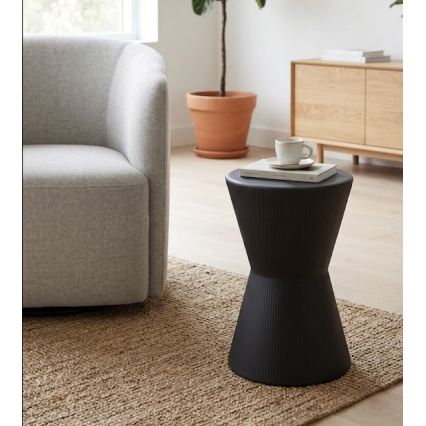 Bijzettafel PETIT Ø 29 cm zwart