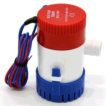 Bilgepomp voor boot, 12 V, 47 l/min