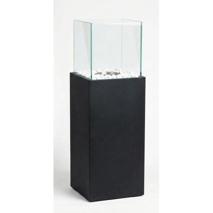 Biohaard ALICANTE 26,5x80,5 cm 2kW zwart + beschermkap