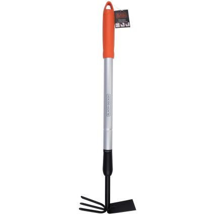 BLACK+DECKER - Bêche de jardin avec décompacteur à trois dents 66-101 cm