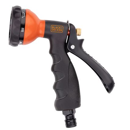 BLACK+DECKER - Pistolet d'arrosage avec 3 connecteurs