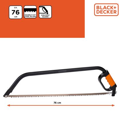 BLACK+DECKER - Scie à cadre 76 cm