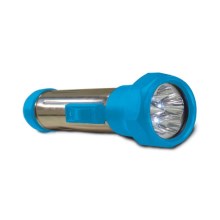 Blauw LED-lampje met batterij  0,4W/2xD