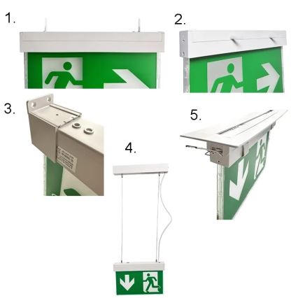 Bloc de secours LED/2W/230V 6000K