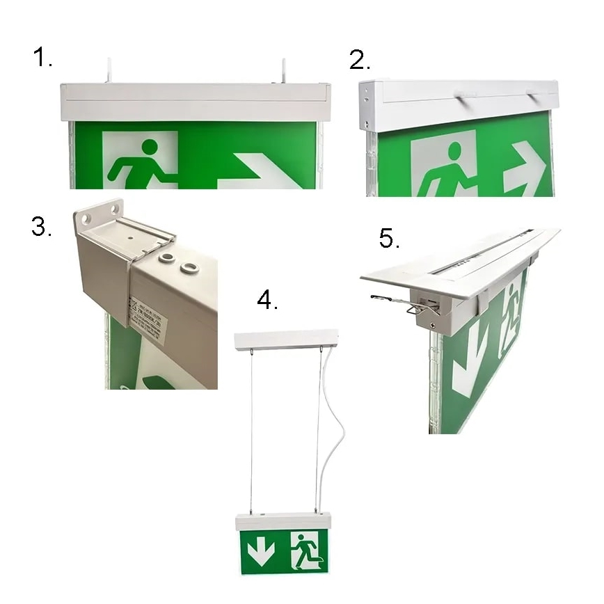 Bloc de secours LED/2W/230V 6000K