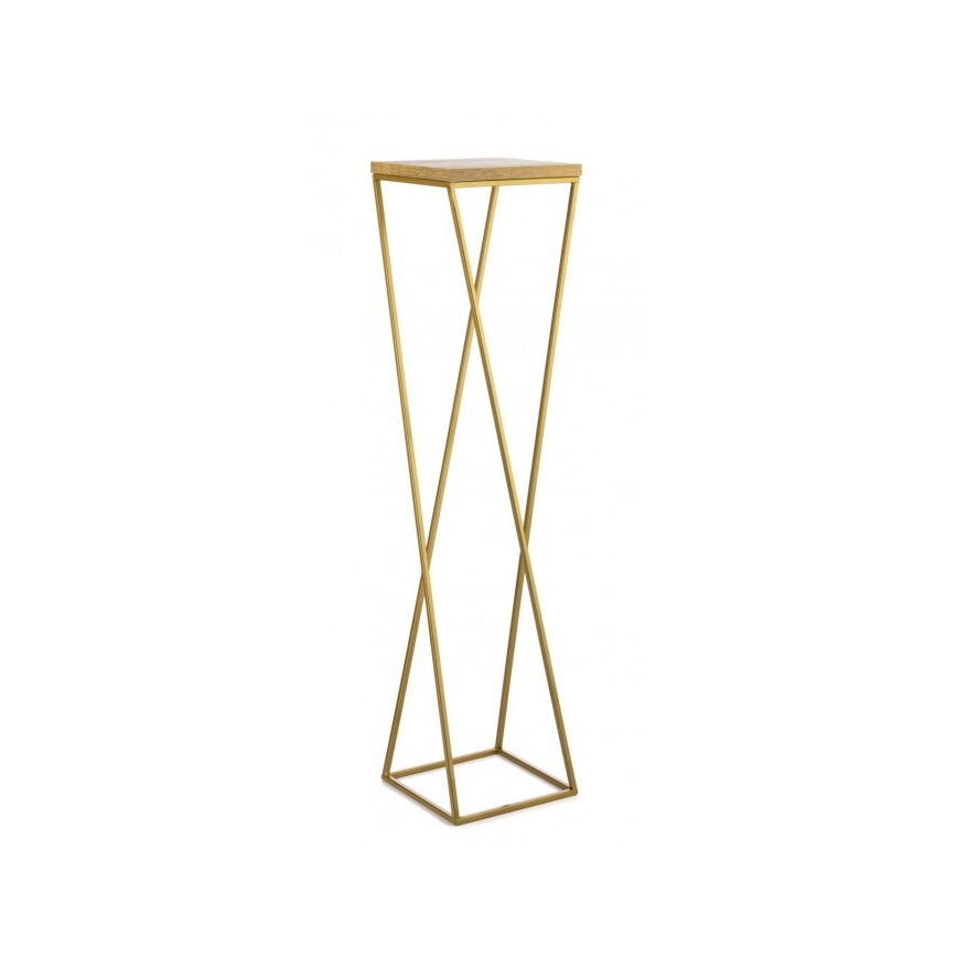 Bloemen/Planten standaard LOFT 100x24 cm goud/bruin
