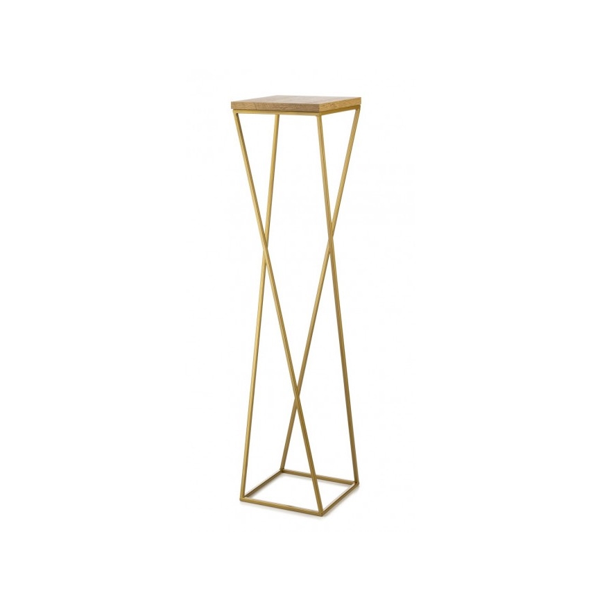 Bloemen/Planten standaard LOFT 100x24 cm goud/bruin