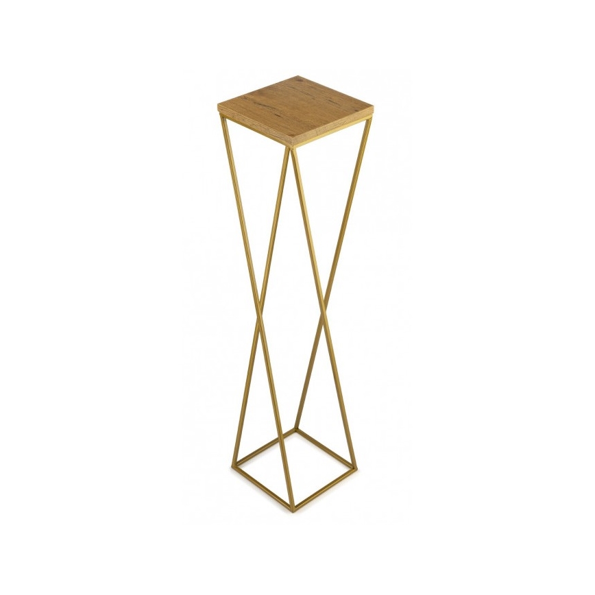 Bloemen/Planten standaard LOFT 100x24 cm goud/bruin