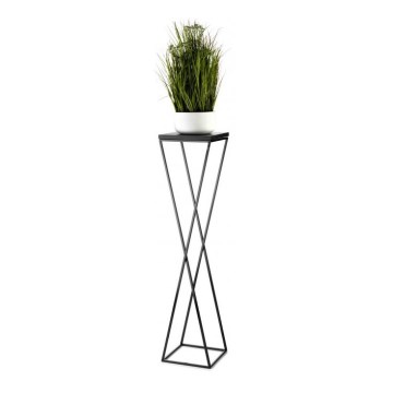 Bloemen/Planten standaard LOFT 100x24 cm zwart