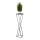 Bloemen/Planten standaard LOFT 100x24 cm zwart